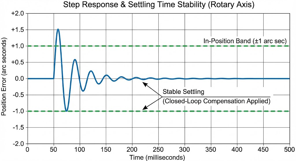 Step Response & Setting Time Stability (Rotary Axis)