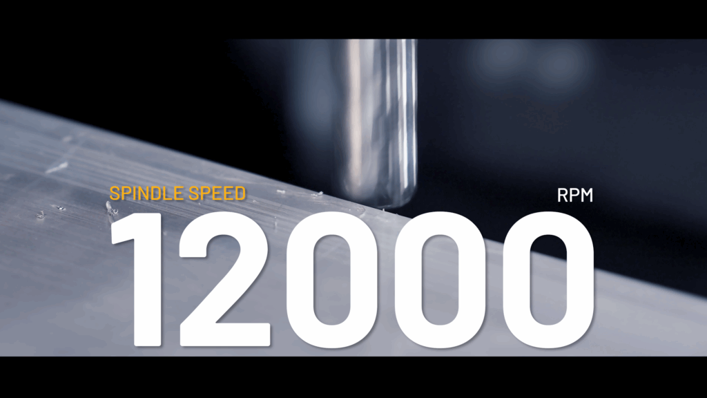 3-axis 12,000 RPM spindle